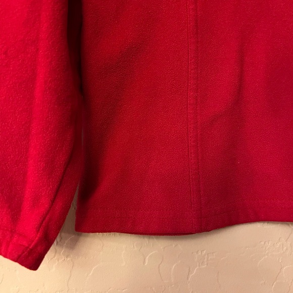 C9 by Champion Red Microfleece 1/4 Zip Activewear Jacket - Picture 7 of 12